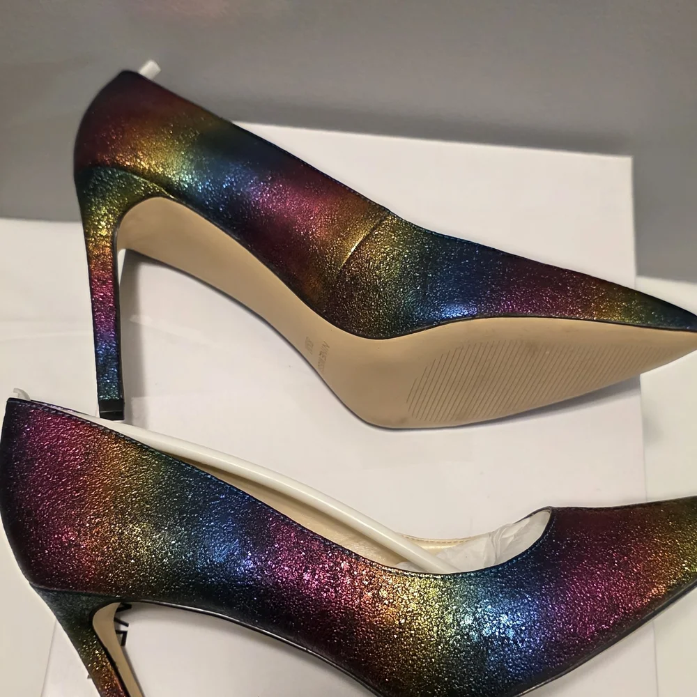 BRAND NEW Nine West Multicolor Tatiana Stilletto Heels - Picture 6 of 7